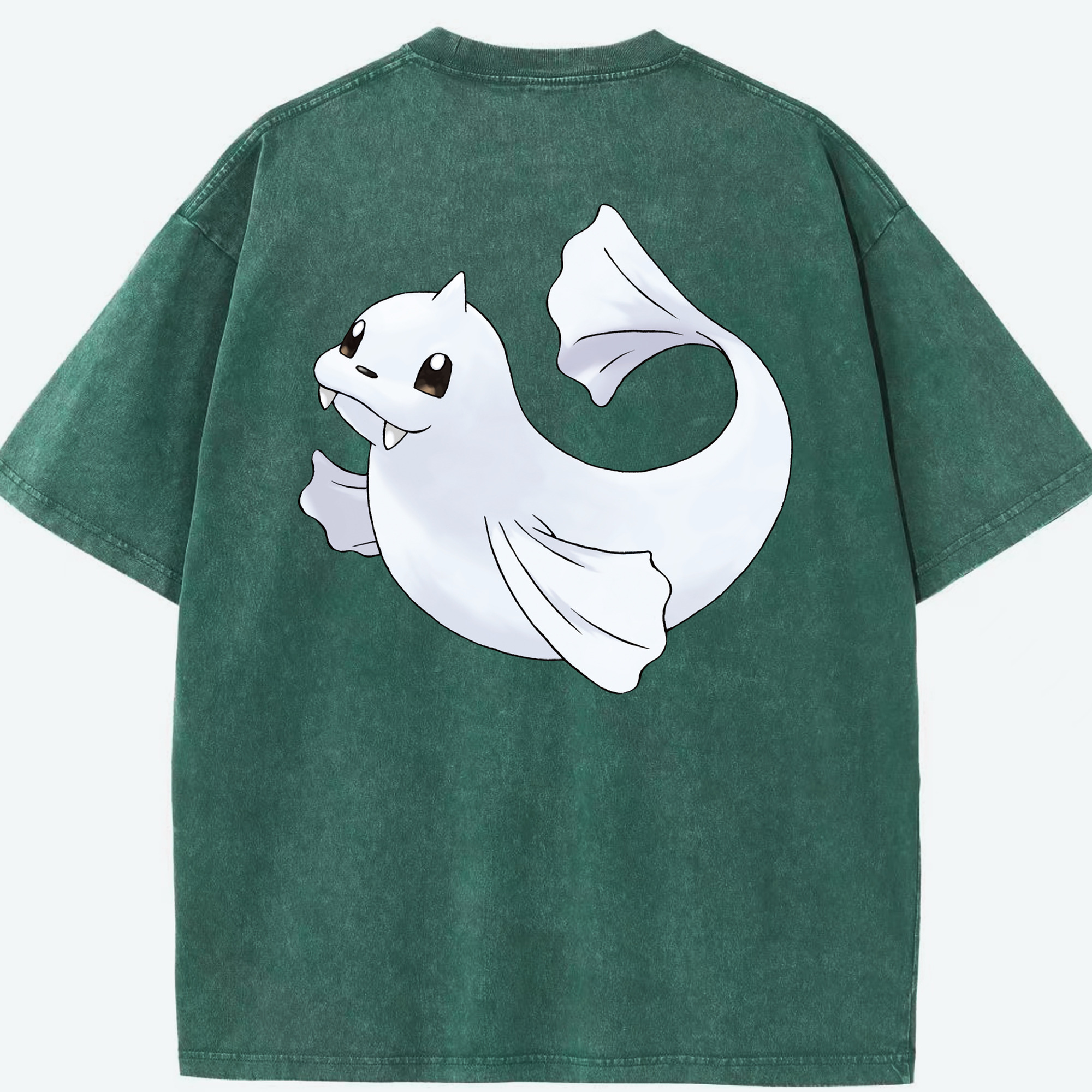 （画像用） ポケットモンスター Pokémon 綿100% ヴィンテージ風 半袖Tシャツ（背面プリント）